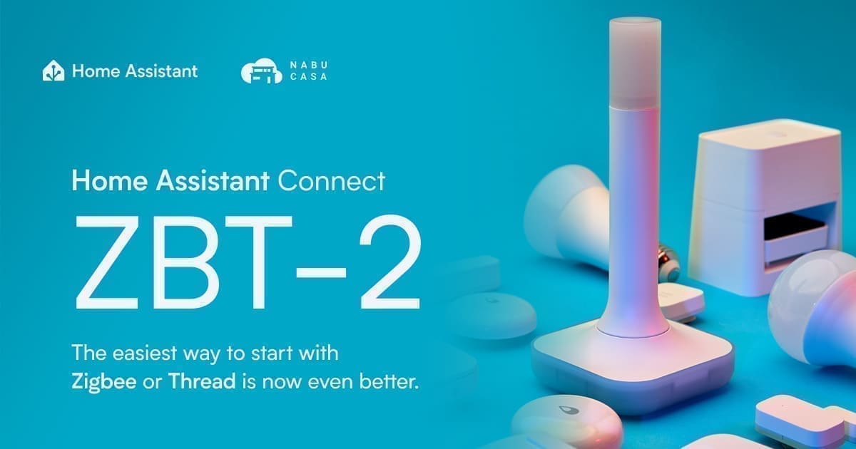 Home Assistant Connect ZBT-2 USB Zigbee and Thread adapter