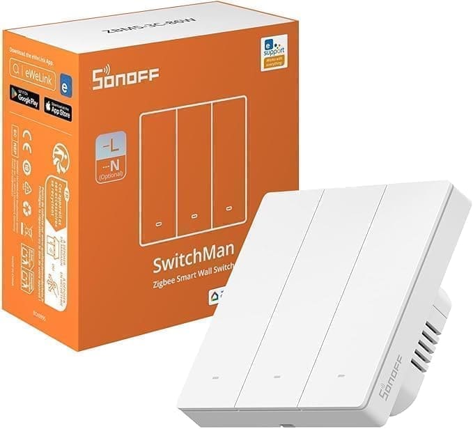 Sonoff SwitchMan ZBM5 Zigbee Wall Switch (3 Gang, 86-Type)